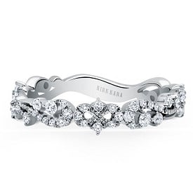 Diamond Whimsical Band 1/3ctw in 18k White Gold K278-B